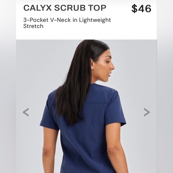 Medelita Navy Scrub 3-piece Bundle | Sz: Medium - Picture 3 of 16